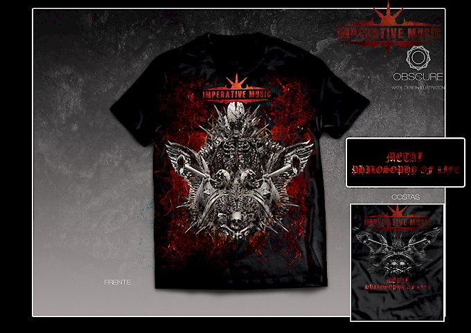 T-shirt “METAL, PHILOSOPHY OF LIFE”
