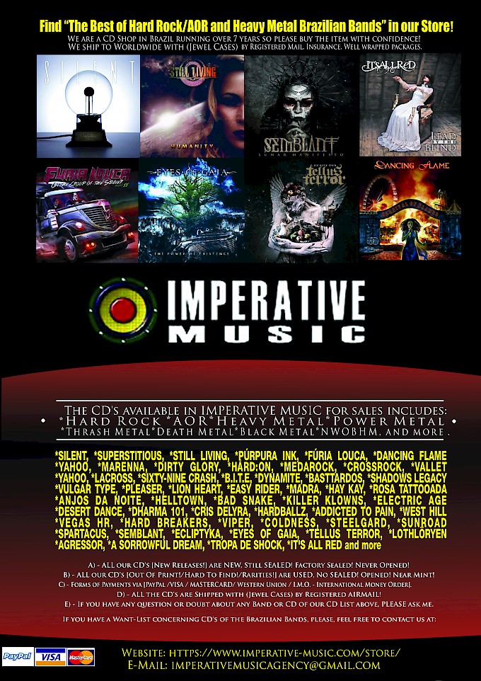 Rare, New CDs - Awesome Brazilian Bands!