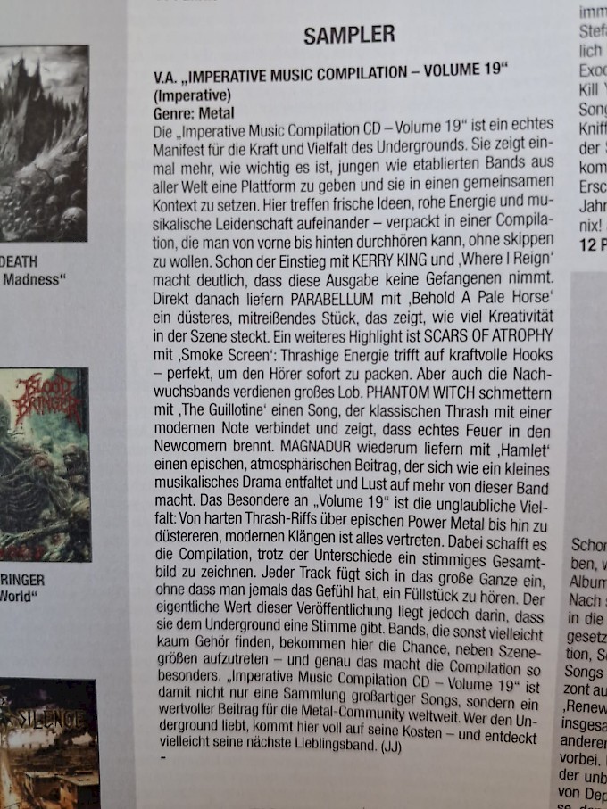 IMA Compilation reviewed by Legacy Magazine