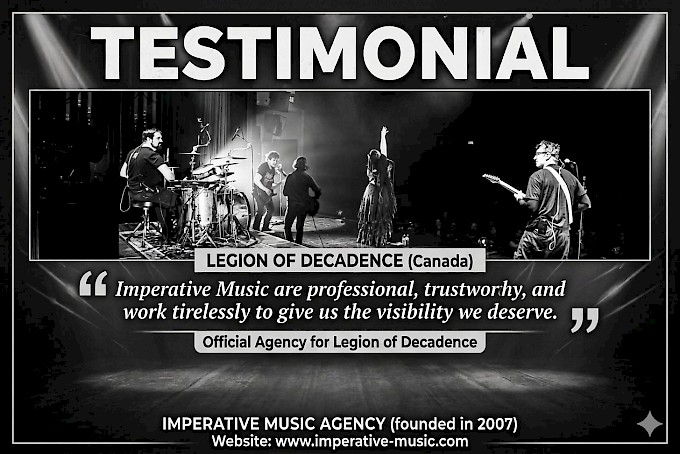 Official Agency for Legion of Decadence Official Agency for Legion of Decadence